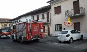 VIGILI DEL FUOCO INCENDIO SANGERMANO