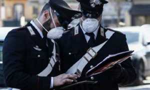 carabinieri mascherina volto