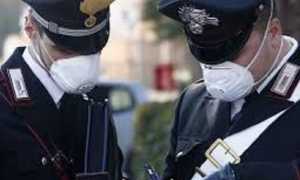 carabinieri mascherine coperte