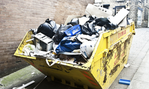 cassone discarica rifiuti