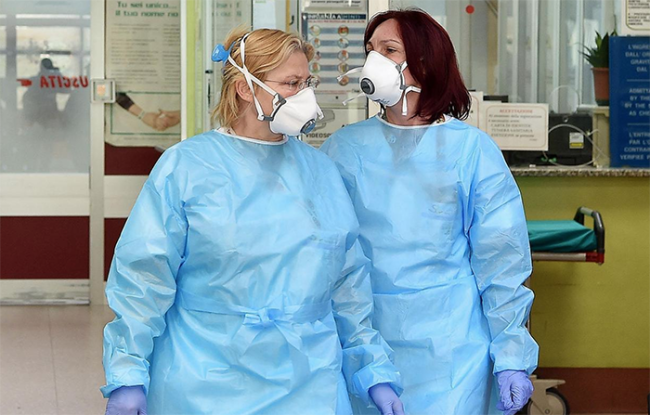 covid infermiere mascherine