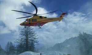 elicottero 118 decollo neve 1