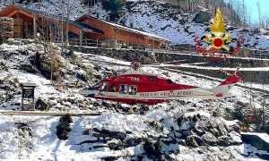 elicottero vigili del fuoco alagna