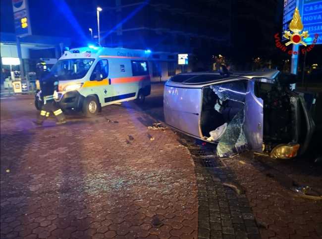 incidente vercelli notte e