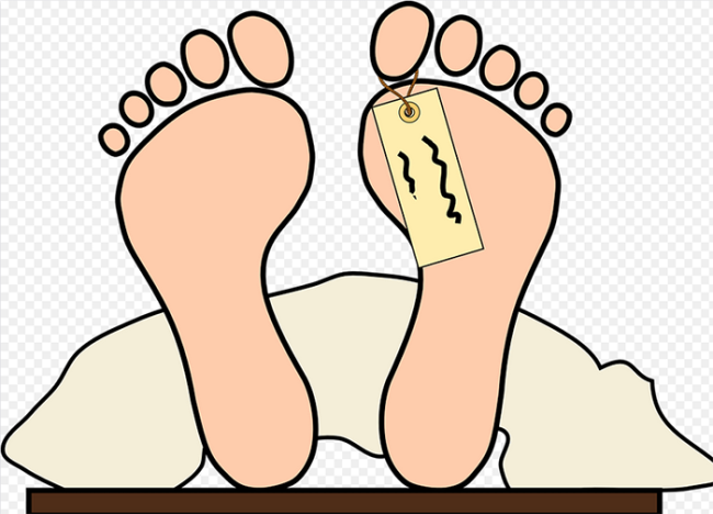 piede cadavere