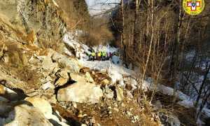 soccorso alpino frana