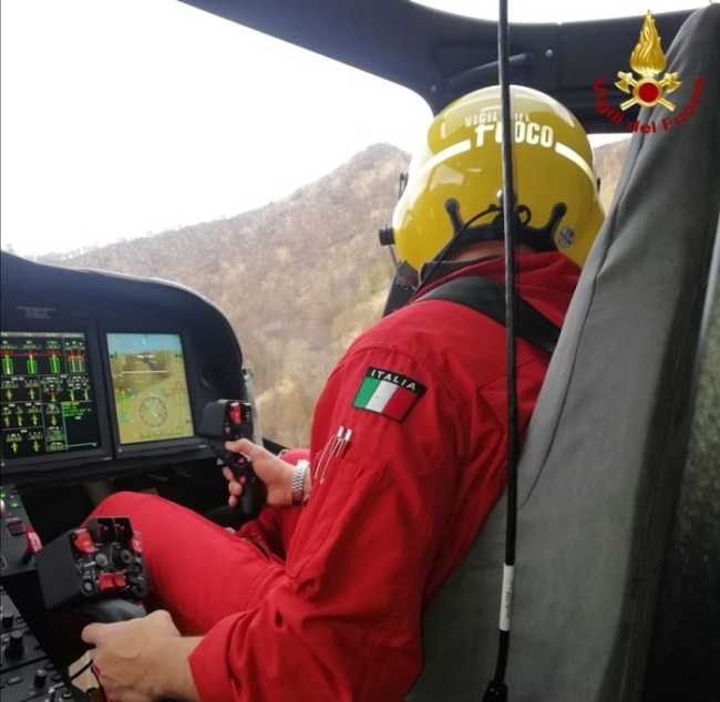 vigili del fuoco elicottero c