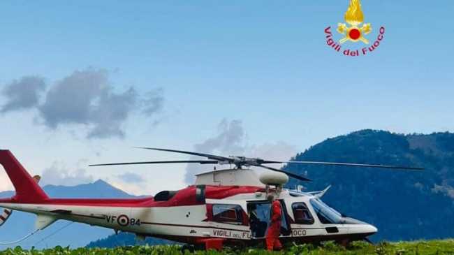 vigili del fuoco elicottero