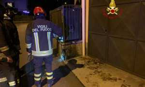 vigili del fuoco fuga di gas