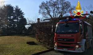 vigili del fuoco incendio roasio