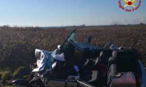 vigili del fuoco incidente arborio