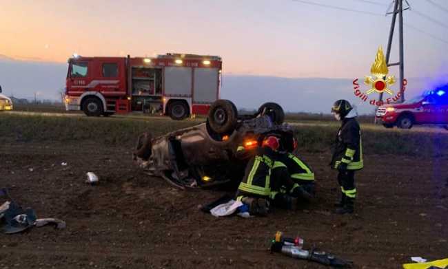 vigili del fuoco incidente risaia