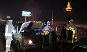 vigili del fuoco incidente sangermano