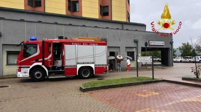 vigili del fuoco ospedale borgosesia