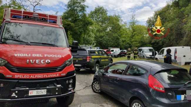 vigili del fuoco ricerca disperso