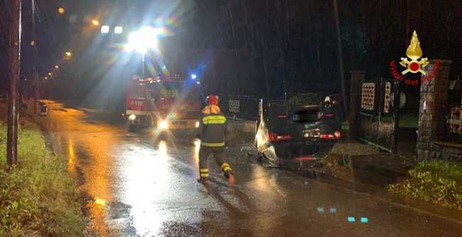 vigili del fuoco serravalle notte
