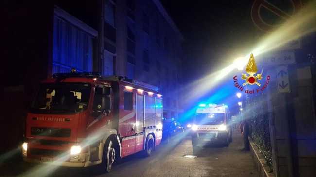 vigili del fuoco soccorso persona borgosesia