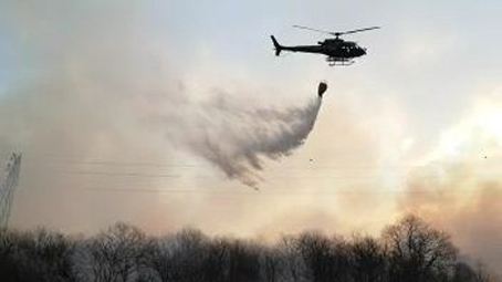 borgosesia elicottero incendio