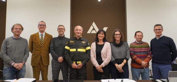 Incontro tra vigili del fuoco e ordine architetti Vercelli