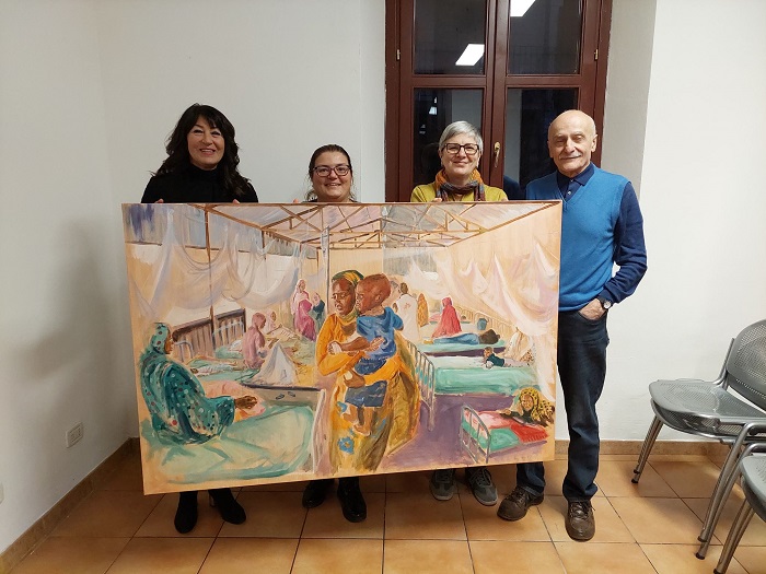 Al Centro territoriale per il volontariato in dono un quadro 