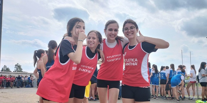 Atletica Santhià in luce ai campionati piemontesi di staffetta a Volpiano