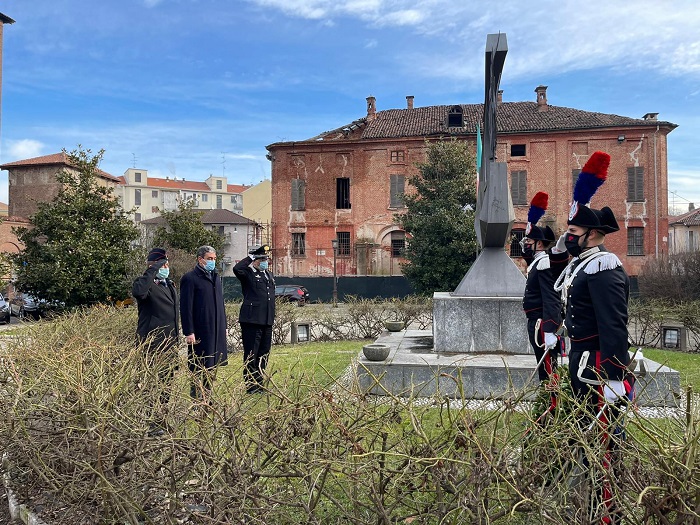 I carabinieri hanno reso omaggio all'Appuntato Salvatore Vinci