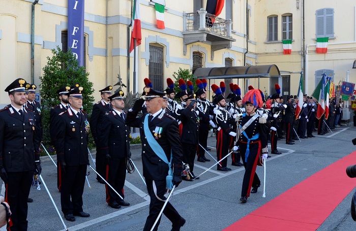 Celebrata la festa dell'Arma dei carabinieri a Vercelli
