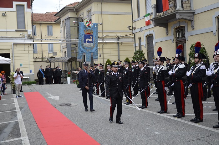 Festa dell'Arma dei carabinieri a Vercelli: consegnati gli elogi