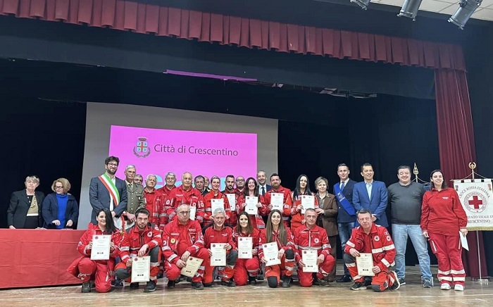 A Crescentino il grazie ai volontari della Croce Rossa