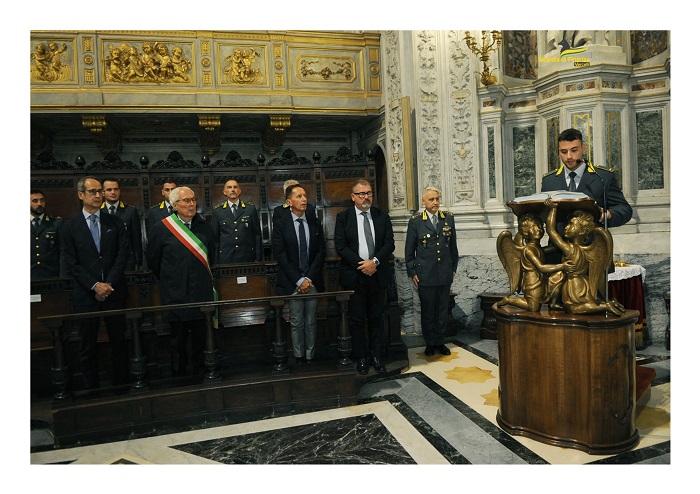 La Guardia di finanza di Vercelli ha celebrato San Matteo