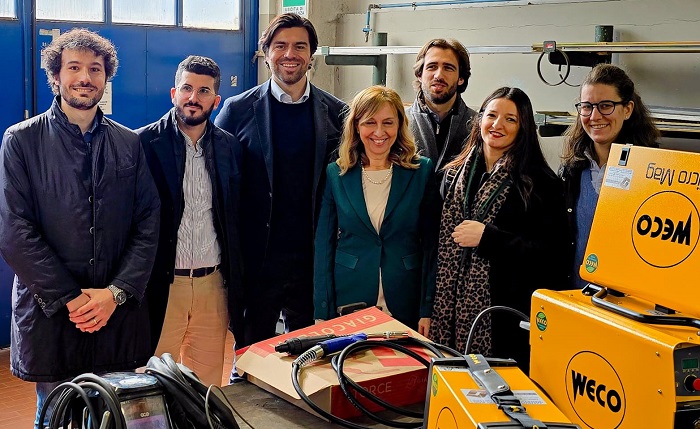Gruppo giovani imprenditori valsesia novarese alle scuole "Faccio" e "Lombardi"