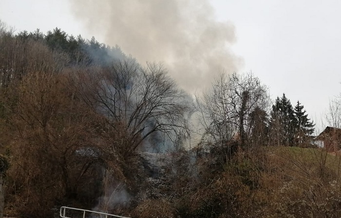Incendio bosco tra Rovasenda e Masserano