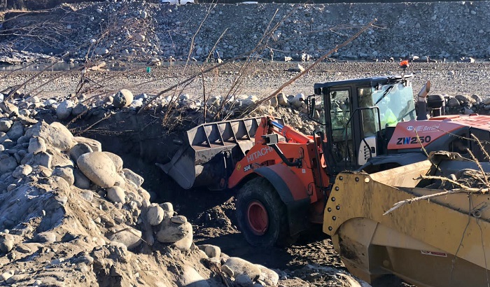 Dopo l'alluvione continuano i lavori di sicurezza a Varallo