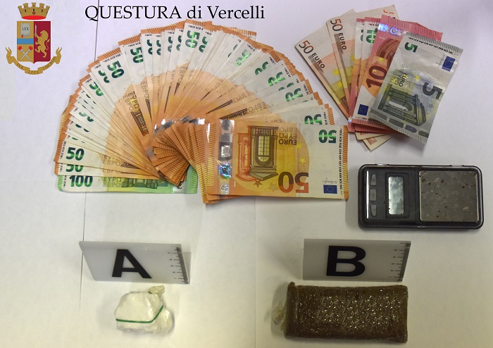 Spacciatore arestato dalla Polizia a Vercelli