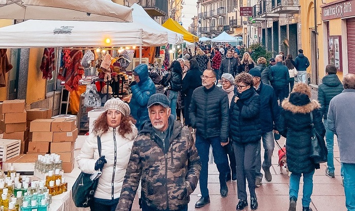 Tanta partecipazione alla fiera di Santa Caterina a Santhià