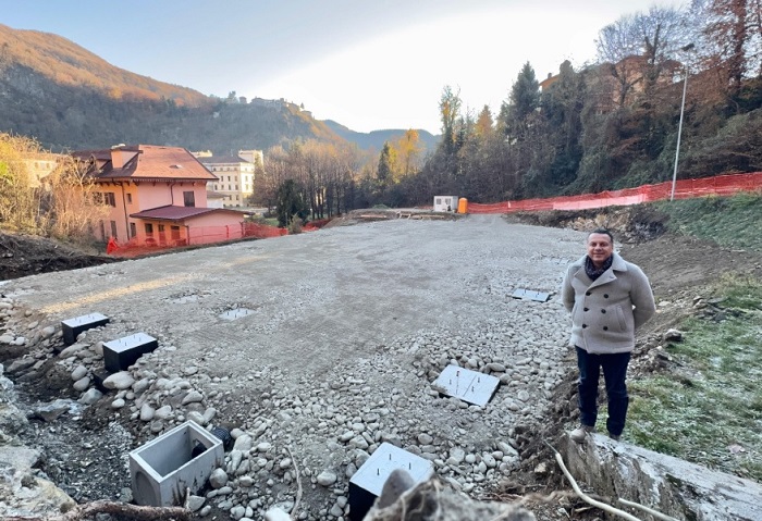 Lavori per la nuova palestra di Varallo