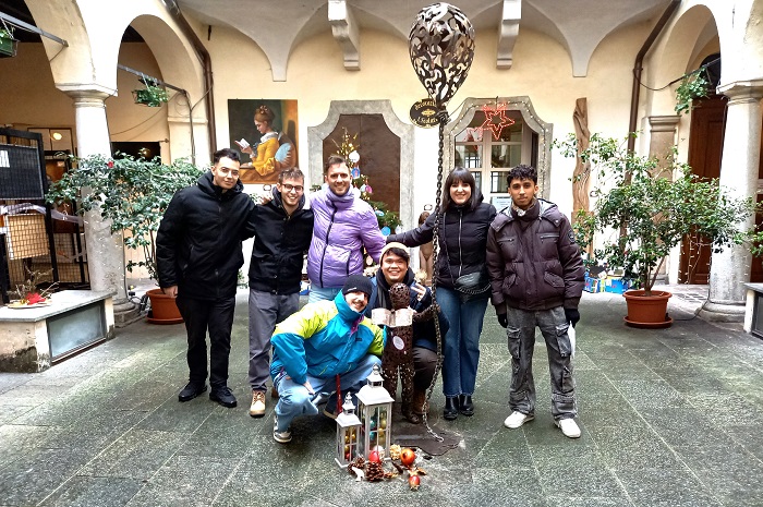 I ragazzi del Servizio civile in visita a Varallo