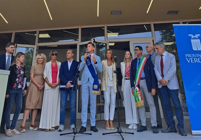 Inaugurata la nuova area sportiva del Liceo Scientifico a Vercelli
