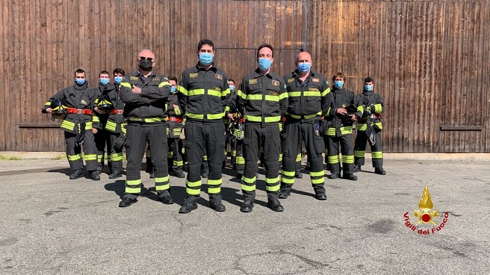A Vercelli formati 15 giovani volontari dei vigili del fuoco