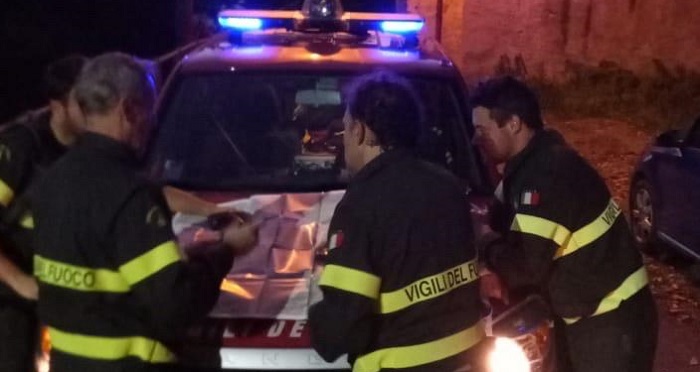 Coppia dispersa nei boschi di Varallo, ritrovata dai vigili del fuoco