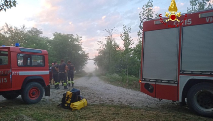 Bikers francesi si perdono nella pianura di Fontanetto Po