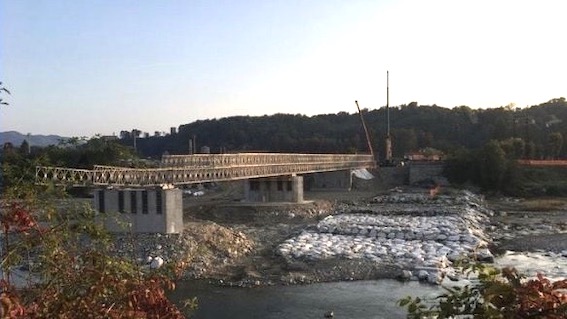 romagnano ponte porvvisorio