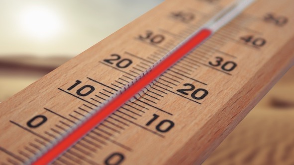 termometro caldo estate