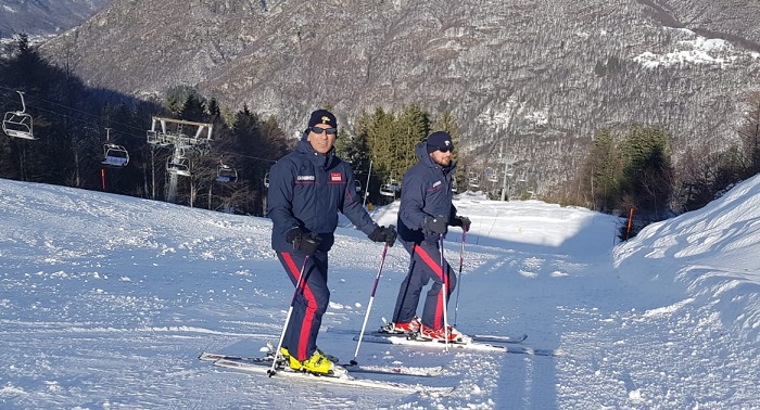 Carabinieri: ecco i consigli per un corretto uso delle piste da sci