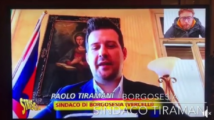 Tiramani a Striscia la Notizia denuncia il caro-mascherine
