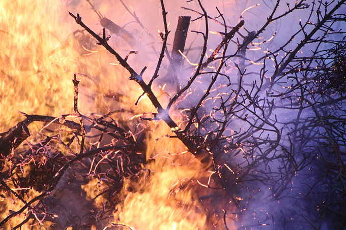 Incendi boschivi: revocato lo stato di massima pericolosità
